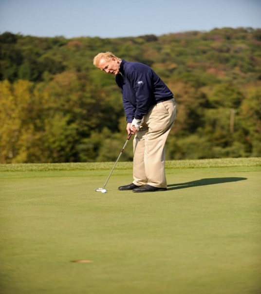 Man Putting - Keiser Golf Infographic