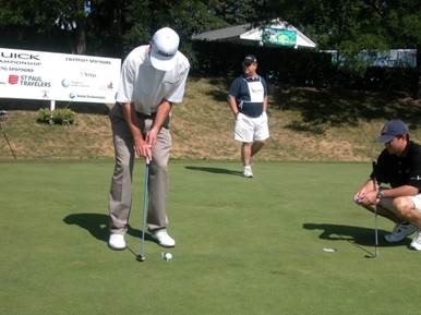 Male Golfer Putting Grip and Technique - Keiser Golf