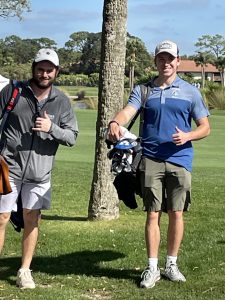 Keiser Golf Students Carrying Clubs - Keiser Golf Graphic